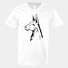 V-Neck Heavy Cotton 100% T-Shirt Thumbnail