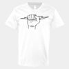 V-Neck Heavy Cotton 100% T-Shirt Thumbnail