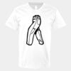 V-Neck Heavy Cotton 100% T-Shirt Thumbnail