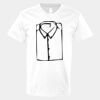 V-Neck Heavy Cotton 100% T-Shirt Thumbnail