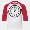 Youth Three Quarter Sleeve Baseball T-Shirt Thumbnail