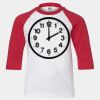 Youth Three Quarter Sleeve Baseball T-Shirt Thumbnail