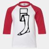 Youth Three Quarter Sleeve Baseball T-Shirt Thumbnail