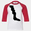 Youth Three Quarter Sleeve Baseball T-Shirt Thumbnail