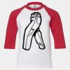 Youth Three Quarter Sleeve Baseball T-Shirt Thumbnail