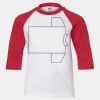 Youth Three Quarter Sleeve Baseball T-Shirt Thumbnail