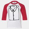 Youth Three Quarter Sleeve Baseball T-Shirt Thumbnail